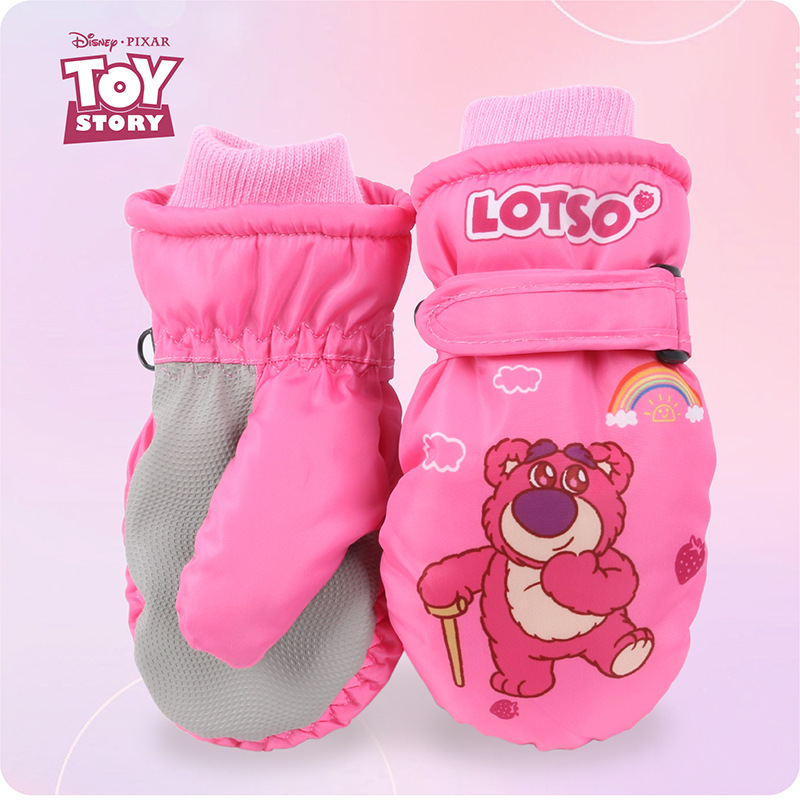 Ski Glove Waterproof - Children Winter Warm Ski Gloves Cartoon