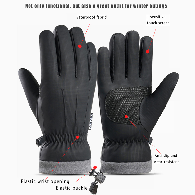 Waterproof Winter Gloves for M - Ski Glove Waterproof recension och pris