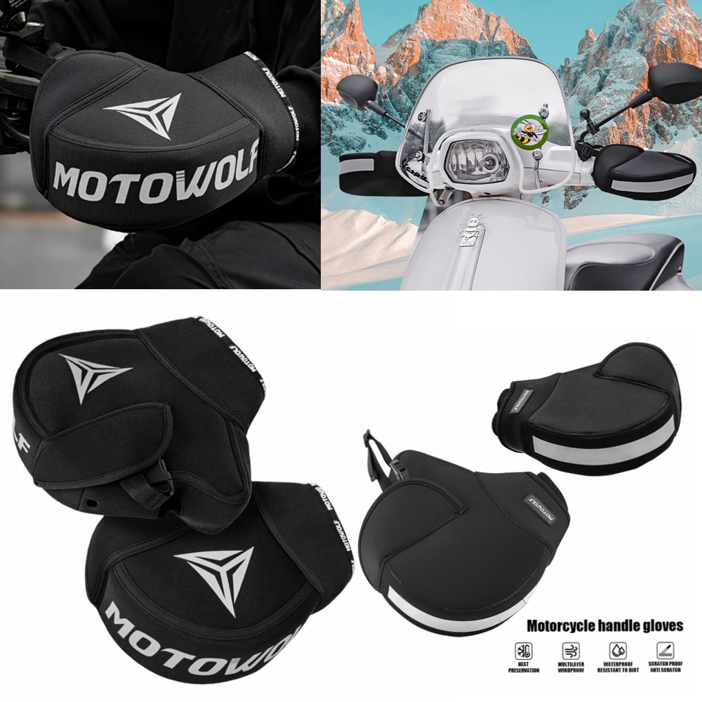 Motorcycle Thick Warm Handleba - Heat Resistant Glove recension och pris